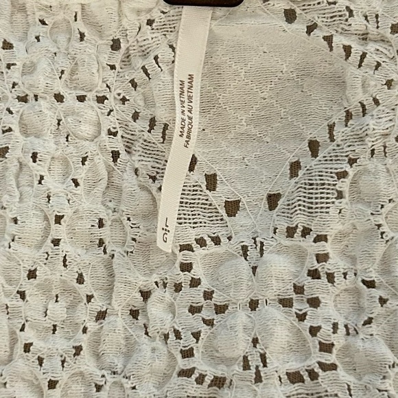 Free People corset, smocked top size large - Picture 5 of 10